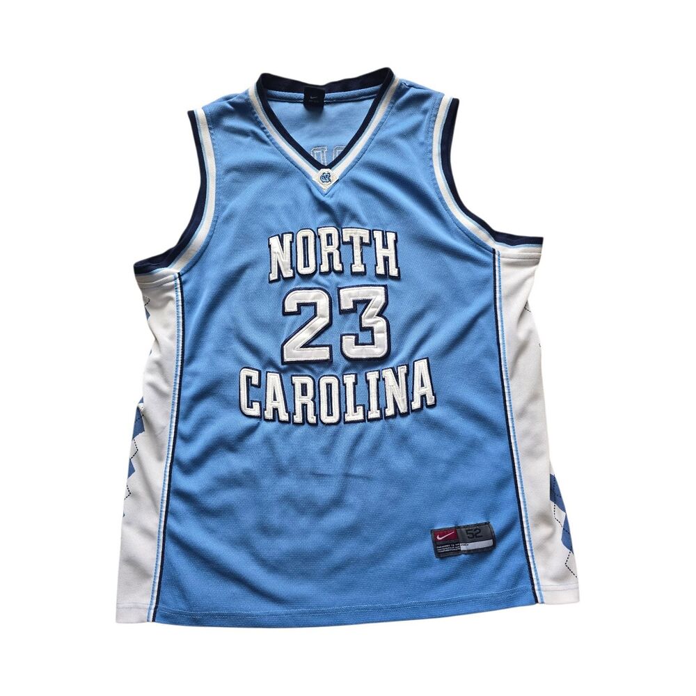 AUTHENTIC Nike North Carolina Tar Heels Michael Jordan #23 Basketball Jersey XL